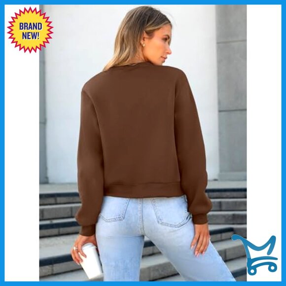 Cropped Bomber Jacket Casual Varsity Y2K Fashion Loose Fit Button Down Pockets - Picture 6 of 7